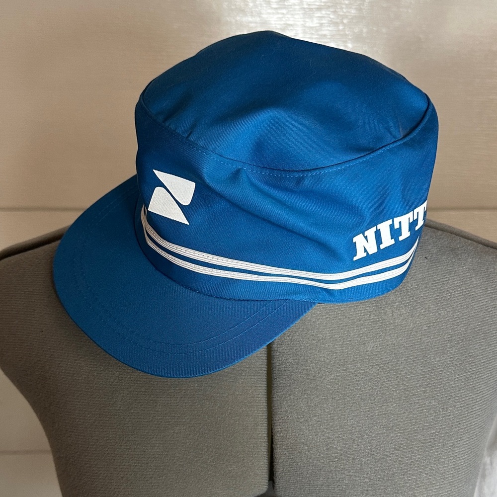 NITTO Blue Cycling Cap with White Logo